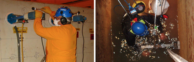 Examples of diamond drilling Examples of diamond drilling